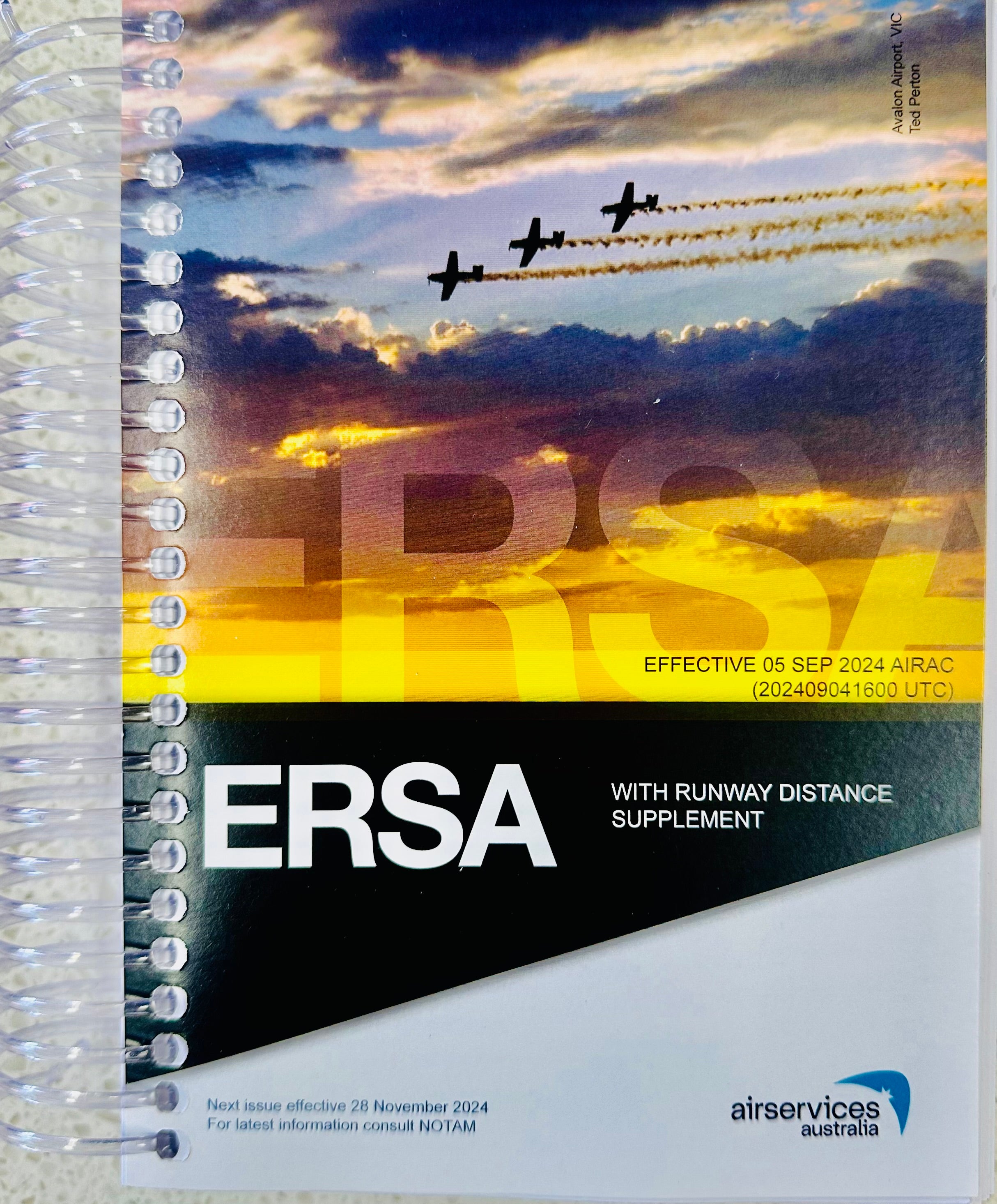 ERSA Spiral Bound with RDS Effective 05/09/2024