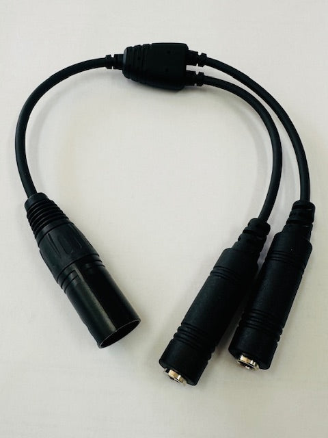 Dual GA to 5 Pin XLR Adapter