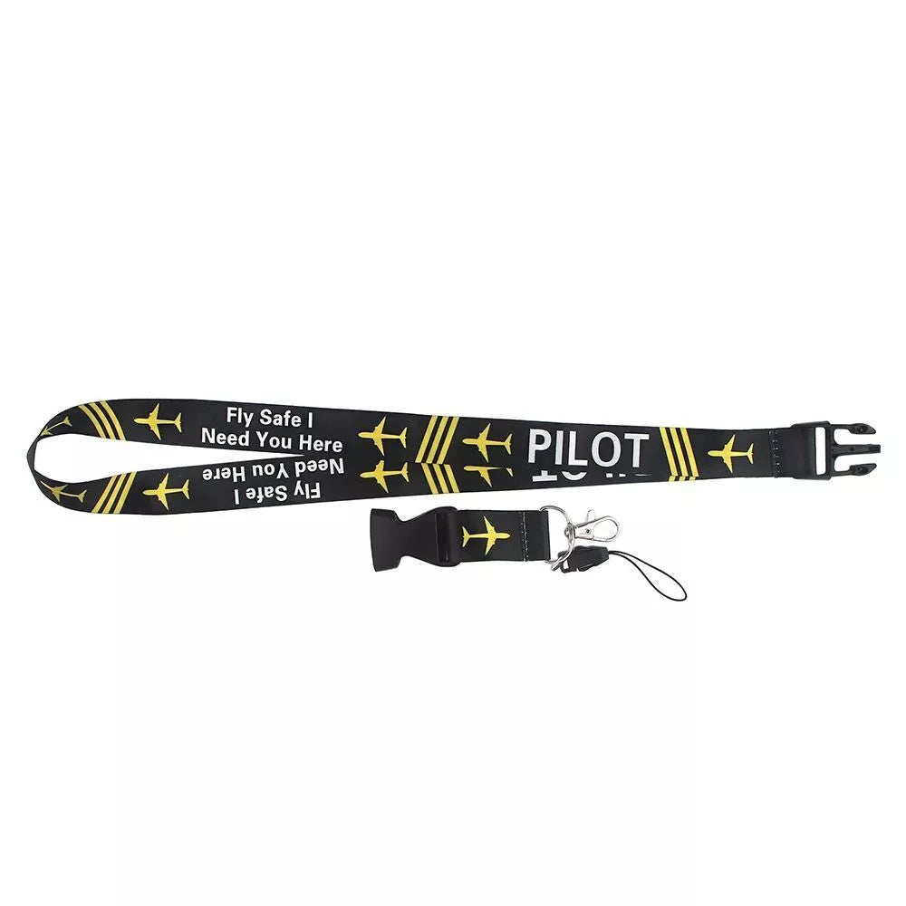 Pilot id lanyard